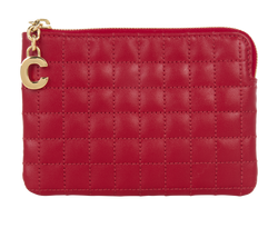 Celine C Pouch, Leather, Red, S.1E.0169, B/DB, 48